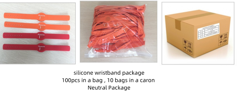 rfid silicone wristbands packing