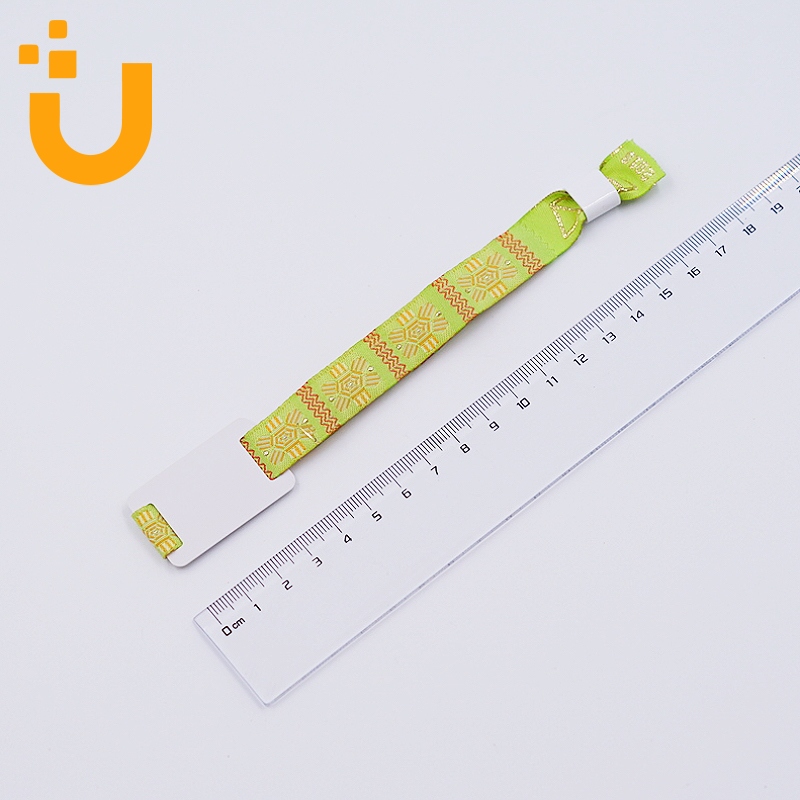 Custom Printing Logo Jacquard Weaving NFC Wristband