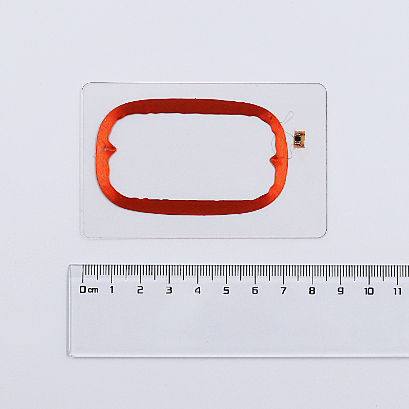 CR80 PVC Transparent RFID Card 