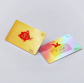 Elevate Your Brand with Custom Printing Brush Gold/Laser Material Background NFC Cards